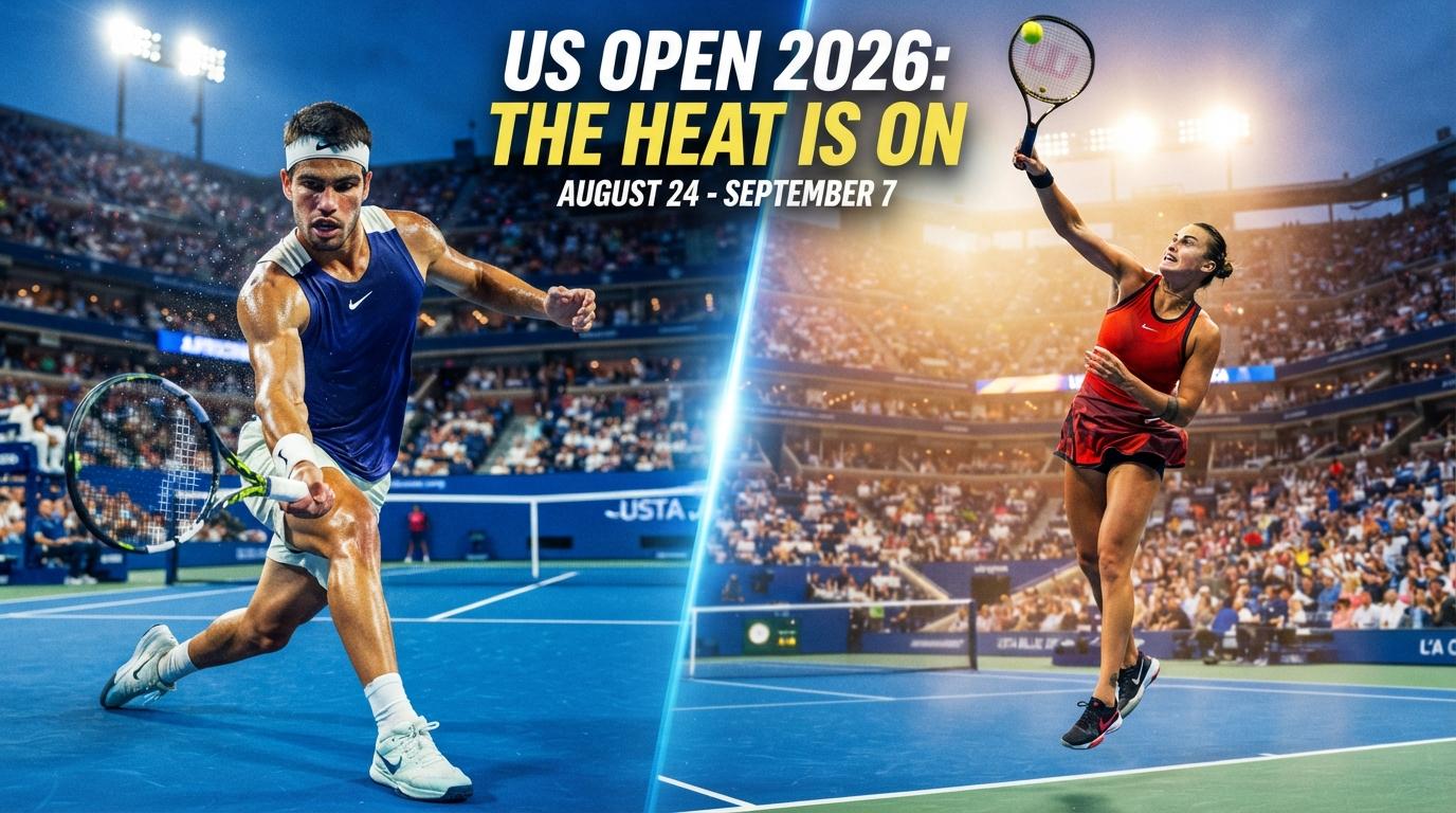 US Open 2026: Carlos Alcaraz Survives, Sabalenka Dominates and the Tournament Gets Hot
