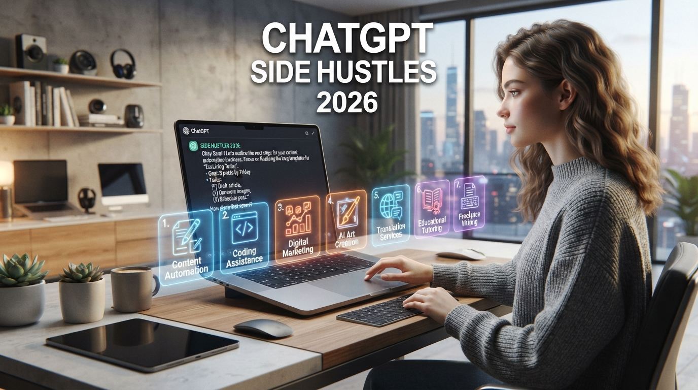 How to Use ChatGPT to Start a Side Hustle in 2026: 7 Practical Ways to Make Money