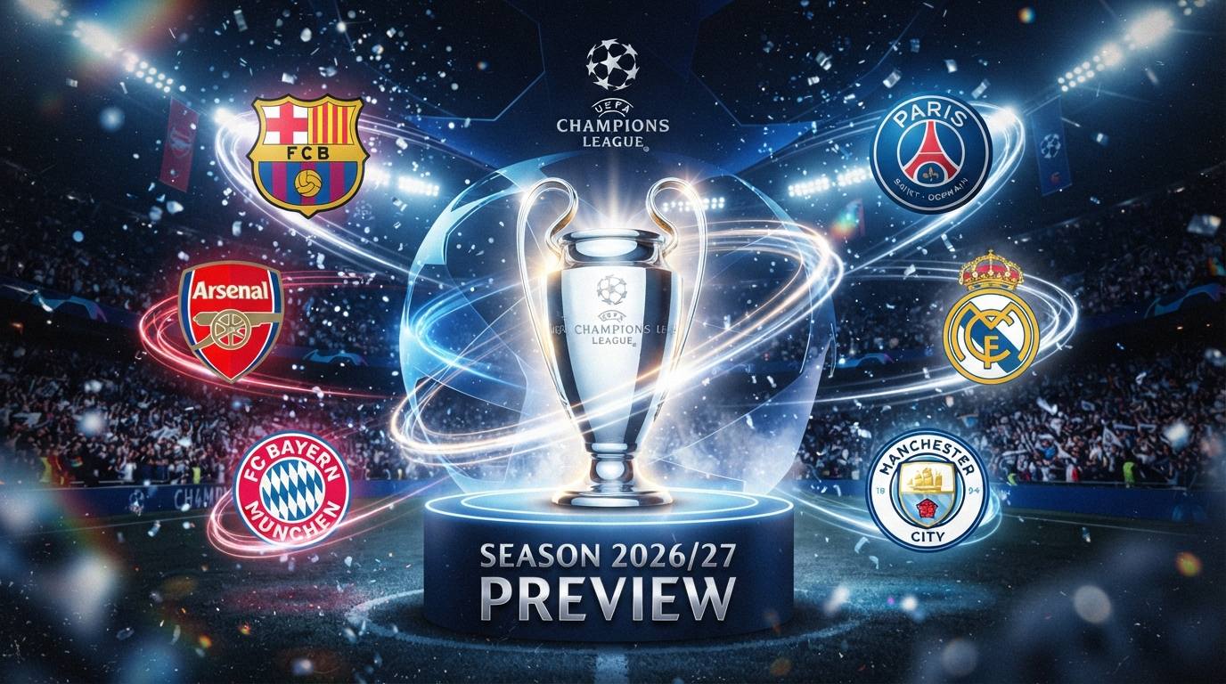 Champions League 2026/27: Barcelona, PSG, Bayern, Arsenal, Real Madrid and Man City — Who Started Strongest?